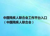 中國(guó)殘疾人聯(lián)合會(huì)工作平臺(tái)入口（中國(guó)殘疾人聯(lián)合會(huì)）