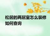 松居的兩居室怎么裝修如何查詢