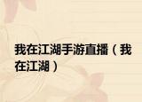 我在江湖手游直播（我在江湖）