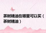 茶樹精油在哪里可以買（茶樹精油）