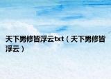 天下男修皆浮云txt（天下男修皆浮云）