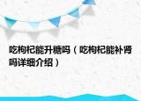 吃枸杞能升糖嗎（吃枸杞能補(bǔ)腎嗎詳細(xì)介紹）