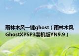 雨林木風(fēng)一鍵ghost（雨林木風(fēng)GhostXPSP3裝機(jī)版YN9.9）
