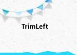 TrimLeft