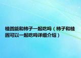 桂圓能和柿子一起吃嗎（柿子和桂圓可以一起吃嗎詳細(xì)介紹）