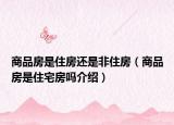 商品房是住房還是非住房（商品房是住宅房嗎介紹）