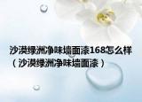 沙漠綠洲凈味墻面漆168怎么樣（沙漠綠洲凈味墻面漆）