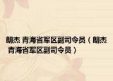 朗杰 青海省軍區(qū)副司令員（朗杰 青海省軍區(qū)副司令員）
