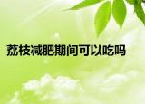 荔枝減肥期間可以吃嗎