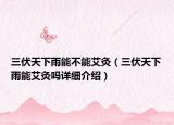三伏天下雨能不能艾灸（三伏天下雨能艾灸嗎詳細(xì)介紹）