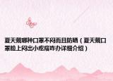 夏天戴哪種口罩不悶而且防曬（夏天戴口罩臉上悶出小疙瘩咋辦詳細(xì)介紹）