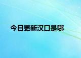 今日更新漢口是哪