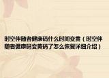 時(shí)空伴隨者健康碼什么時(shí)間變黃（時(shí)空伴隨者健康碼變黃碼了怎么恢復(fù)詳細(xì)介紹）