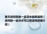 夏天房間里放一盆涼水能降溫嗎（房間放一盆冷水可以降溫嗎詳細介紹）