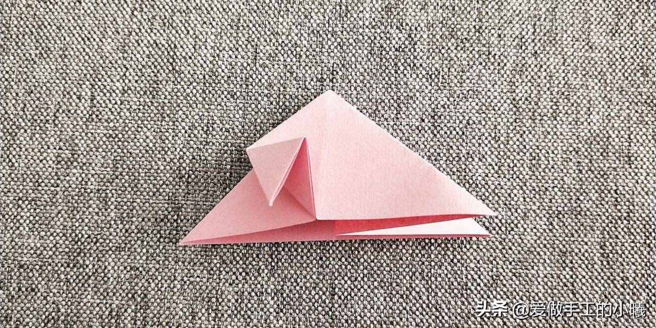 最簡單的玫瑰花折紙教程，精致漂亮，只需幾步就完成