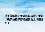 桃子放紙箱子里好還是放袋子里好（桃子放箱子好還是放地上詳細(xì)介紹）