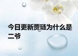 今日更新賈璉為什么是二爺