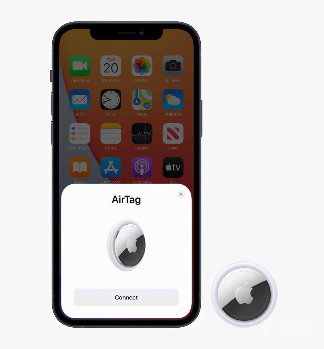 蘋果 AirTag 防丟器發(fā)布，找東西更方便，還能防止惡意跟蹤