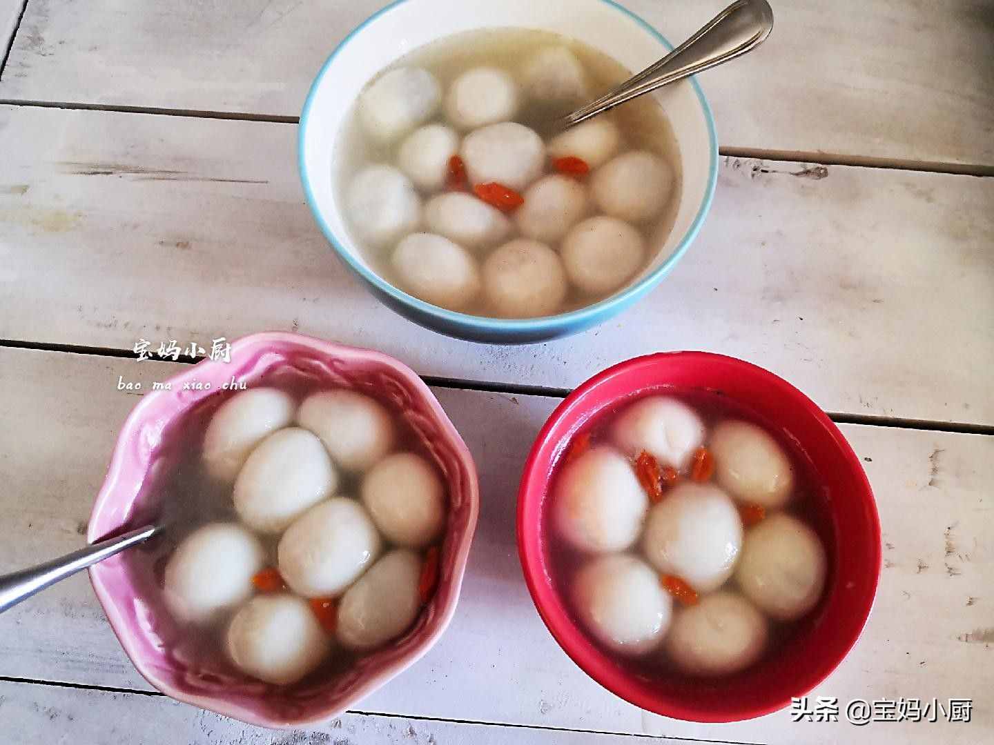 煮湯圓，三個技巧掌握好，保證圓鼓鼓好吃不破皮