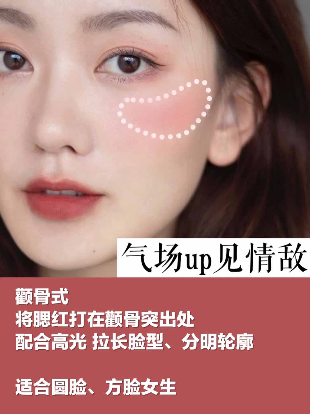 6種腮紅常見畫法，臉型選擇指南
