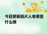 今日更新紙片人老婆是什么梗
