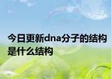 今日更新dna分子的結(jié)構(gòu)是什么結(jié)構(gòu)