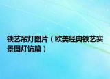 鐵藝吊燈圖片（歐美經(jīng)典鐵藝實景圖燈飾篇）