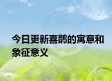 今日更新喜鵲的寓意和象征意義
