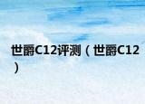 世爵C12評測（世爵C12）