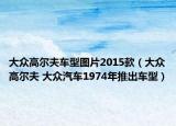 大眾高爾夫車型圖片2015款（大眾高爾夫 大眾汽車1974年推出車型）