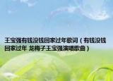 王寶強(qiáng)有錢沒錢回家過年歌詞（有錢沒錢回家過年 龍梅子王寶強(qiáng)演唱歌曲）