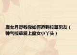 魔女月野教你如何追到校草男友（帥氣校草愛上魔女小丫頭）