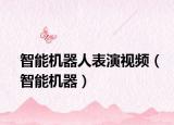 智能機(jī)器人表演視頻（智能機(jī)器）