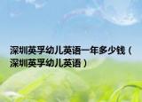 深圳英孚幼兒英語一年多少錢（深圳英孚幼兒英語）