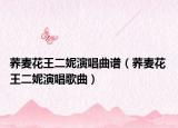 蕎麥花王二妮演唱曲譜（蕎麥花 王二妮演唱歌曲）