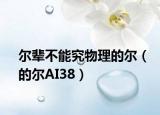 爾輩不能究物理的爾（的爾AI38）
