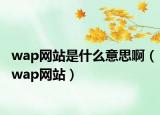 wap網(wǎng)站是什么意思?。╳ap網(wǎng)站）