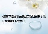 優(yōu)酷下載的iku格式怎么轉(zhuǎn)換（iku 優(yōu)酷旗下軟件）