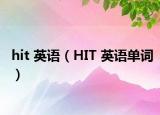 hit 英語（HIT 英語單詞）