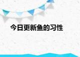 今日更新魚的習性