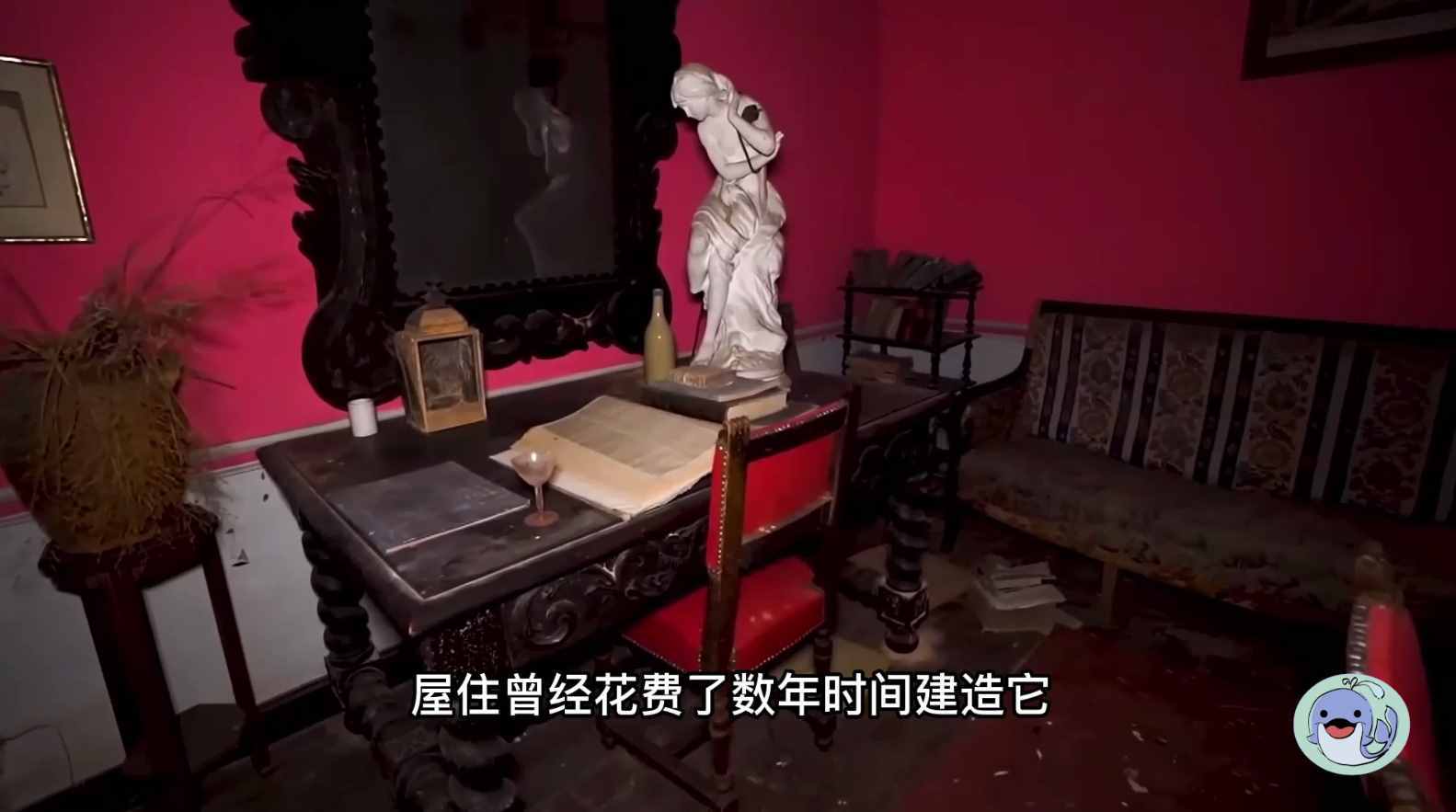 美國(guó)森林廢棄38年的城堡，一位中國(guó)女性來到這里，孤獨(dú)的生活
