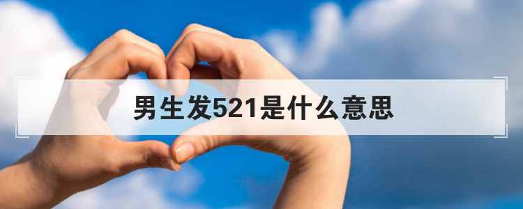 有人發(fā)521是什么意思，你知道嗎？
