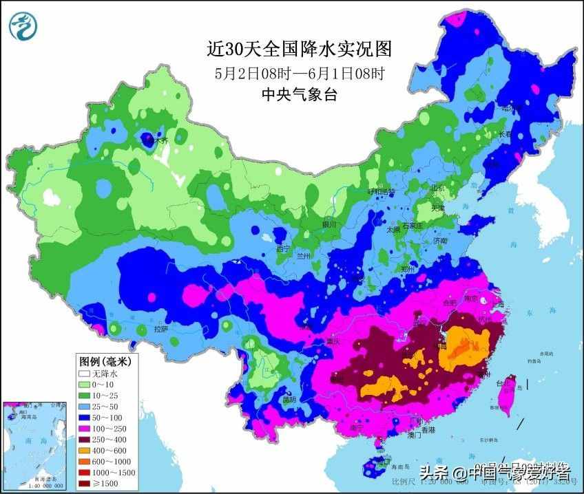 雨量破千！廣東特大暴雨來補水，江南還是雨太多！預(yù)報：上旬多雨