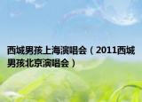 西城男孩上海演唱會(huì)（2011西城男孩北京演唱會(huì)）