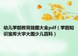 幼兒學(xué)前教育掛圖大全pdf（學(xué)前知識寶庫大字大圖少兒百科）
