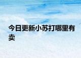 今日更新小蘇打哪里有賣