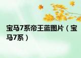 寶馬7系帝王藍(lán)圖片（寶馬7系）