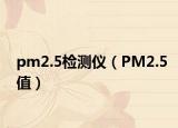 pm2.5檢測儀（PM2.5值）