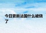 今日更新法國什么被燒了