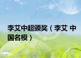 李艾中超頒獎（李艾 中國名模）